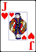 Jack of Hearts from the Normal Playing Card Deck