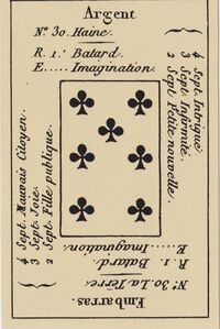 Read about Seven of Clubs from the Petit Etteilla Cartomancy Deck