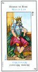 King of Swords from the Grand Etteilla Cartomancy Tarot Deck