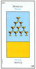 Ten of Cups from the Grand Etteilla Cartomancy Tarot Deck
