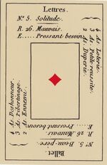 Ace of Diamonds from the Petit Etteilla Cartomancy Deck
