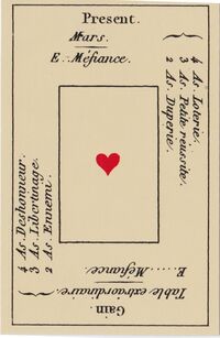 Read about Ace of Hearts from the Petit Etteilla Cartomancy Deck