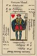 Knave of Hearts from the Petit Etteilla Cartomancy Deck
