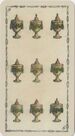 Nine of Cups from the Ancient Tarot of Lombardy Deck