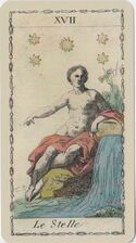 The Star from the Ancient Tarot of Lombardy Deck