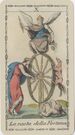 Wheel of Fortune from the Ancient Tarot of Lombardy Deck