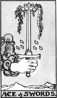 Read about Ace of Swords from the Waite Smith Tarot Deck