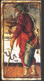 Carbone from the Sola Busca Tarot Deck