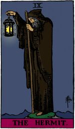 The Hermit from the Vivid Waite Smith Deck