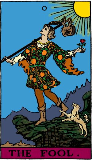 The Fool from the Vivid Waite Smith Deck