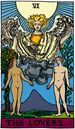 The Lovers from the Vivid Waite Smith Tarot Deck