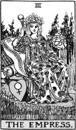 The Empress from the Rider Waite Smith Tarot Deck