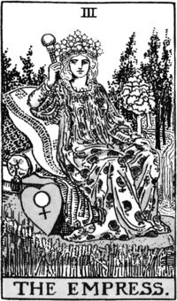 Read about The Empress from the Waite Smith Tarot Deck
