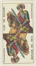 Knight of Swords from the Tarot Genoves Deck