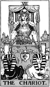 The Chariot from the Rider Waite Smith Tarot Deck