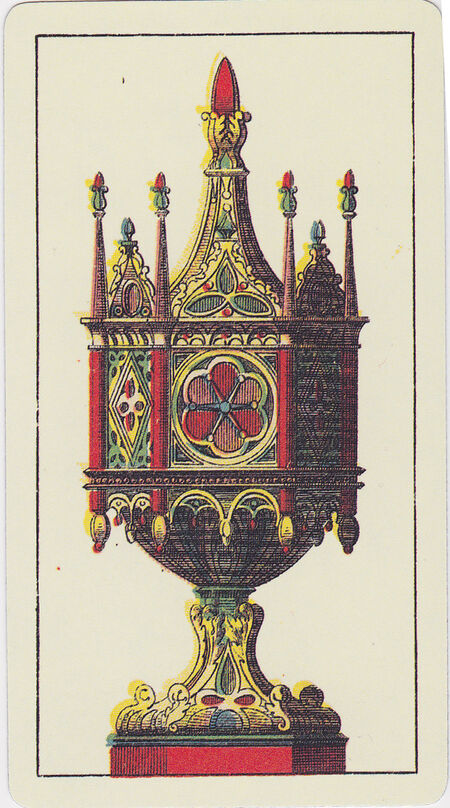 Ace of Cups from the Tarot Genoves Deck