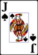 Jack of Spades from the Normal Playing Card Deck