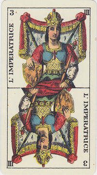 The Empress from the Tarot Genoves Tarot Deck