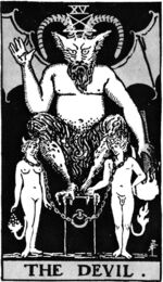 The Devil from the Rider Waite Smith Tarot Deck