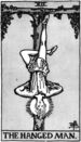 The Hanged Man from the Waite Smith Tarot Deck