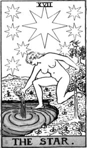 The Star from the Waite Smith Tarot Deck
