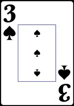 Read about Three of Spades from the Normal Playing Card Deck